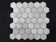 White Marble Mosaic,Herribone Mosaice,Hexagon Mosaic,Basket Wave Design Mosaic