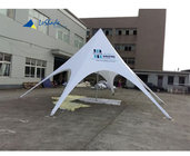 12m single peak star tent with customized printing no side wall