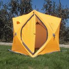 pop up ice fishing tent with 3 layers warmer fabric for winter fishing outdoor camping glamping