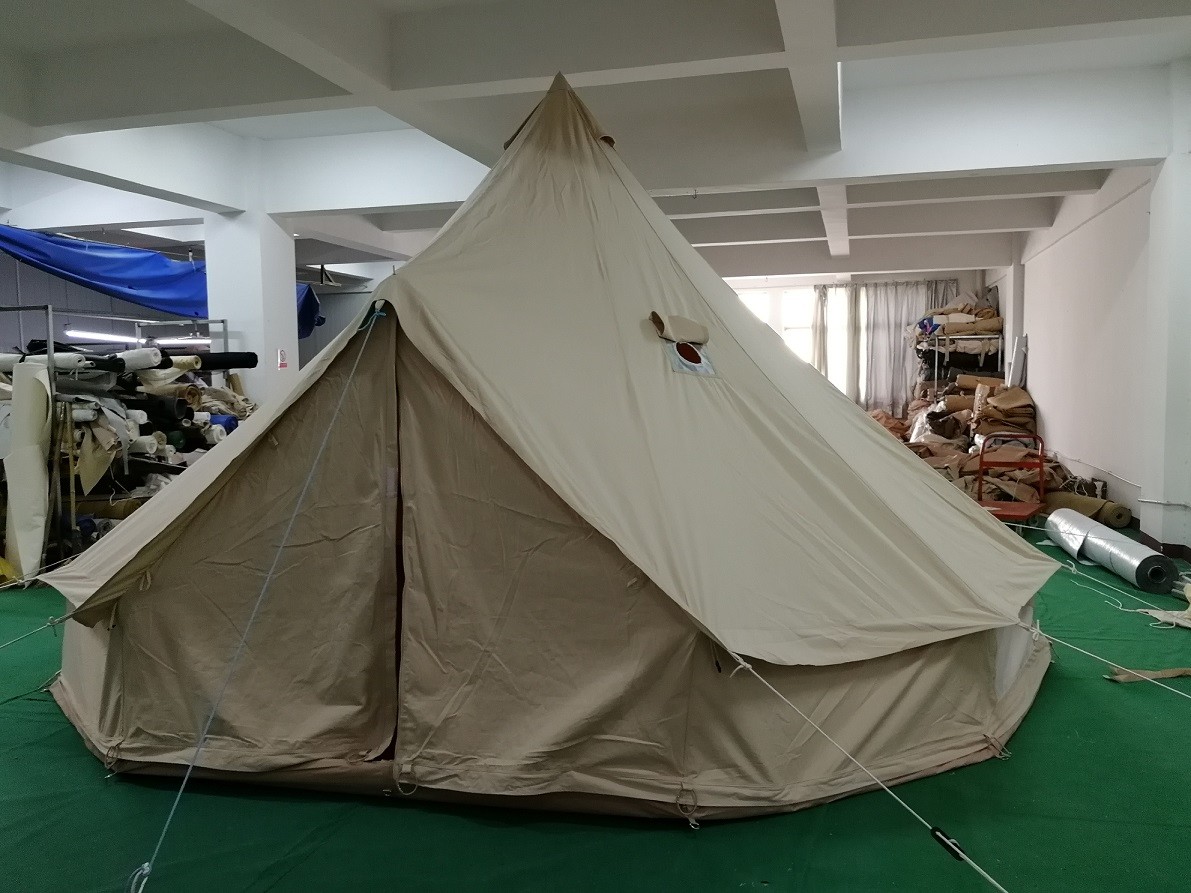 3M bell tent for winter use wood stove