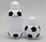 450ML Foodball&soccer Collapsible Foldable water bottle,BPA free soccer plastic sports water bottles