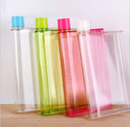 A5 notebook Water bottle ,A5 size Memo Plastic Sport water bottle,A5 flat water bottle