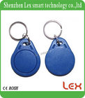 125kHz Round ID Tags TK4100 / EM4100 China RFID Keyfob RFID Personalized Key Chains for Door Access Control System