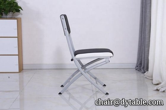 China Dining Room Furniture stainless steel chair home office chair black and white supplier