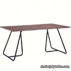 Glass Top Metal Leg Cheap Modern Dining Room Set/Tempered Glass stainless steel bench table set