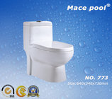Competitve Bathroom Ceramic One Piece Toilet Siphonic Flushing S-Trap  (773)