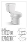 Popular Ceramic Material Two-Piece Toilets (CL-008)