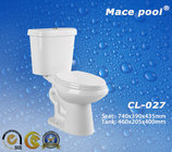 Sanitary Wares Two-Piece Toilets for Bathroom with Siphonic Flushing (CL-027)