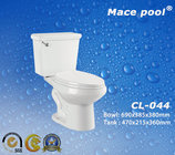 Ceramic Water Closet Two-Piece Toilets with S-Trap (CL-044)