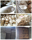 One-Piece Pedestal Wash Basin Sanitary Wares Ceramic Sink (1002)