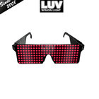Advertising Sunglass Rechargeable Flashing Music Festival Neon Light Up El Party Led Glasses