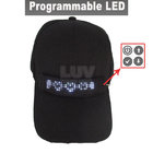 LED programmable talk message display rechargeable light led cap
