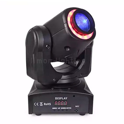 China 2019 Hot Sale DMX 30W White RGB 3-in-1 Full Color Mini LED Small Moving Head Spot Wash Stage Lights supplier