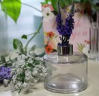 Luxury Fragrance Home Office Decoration Round 50ml Reed Diffuser Glass Bottle