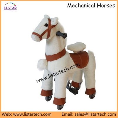 China Ride on Car in Ride on Horse Toy Pony Amusement Park Rides, Walking Ride on Horse for Sale supplier