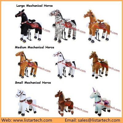 China Wholesale Plush Rocking Horse Pony on Wheels Ride on Animal Toy at Factory Direct Prices supplier