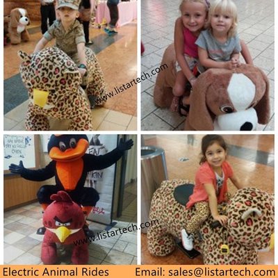 China battery powered ride on animal ride on electric plush toy Outdoor Amusement Rides supplier