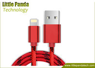 2016 Hot Sales Nylon Fabric USB Cable for iPhone 5/6 8-Pin Data Cable