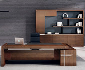 Oak manager luxury executive office desk wooden office desk on sale 2400*1200*750mm oak color