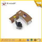 2400*1200*750mm oak color MDF manager executive office desk wooden office desk on sale  luxury