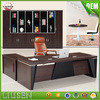 manager executive office desk wooden office desk on sale 2400*1200*750mm oak color luxury