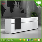 Superior quality commercial furniture white curved beauty salon reception desks