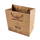 foldable custom printed promotional retail gift paper shopping bag,assorted brown kraft paper gift shopping bag