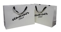 250g c1s luxury custom art paper shopping bag,custom luxury white c1s art paper matt laminated shopping bag with cotton
