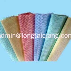 cross-lapping spunlace nonwoven fabric for kitchen cleaning wipes