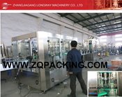 fully automatic soda water filling capping packing machine
