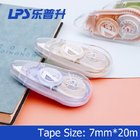 Eco-friendly Correction Tape OEM Fashionable Stationery Colored Plastic 7MM Width Custom Correction Roller Big