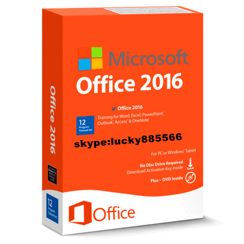 Office2016 Professional Plus Original 2016 32/64 Bit product key license for PC