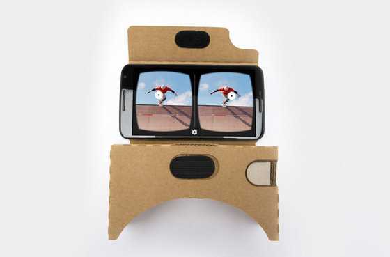 China DIY google cardboard Virtual Reality 3d vr Mobile Phone 3D Viewing Glasses vr cardboard For 4-6&quot; supplier