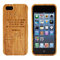 Real Wood Factory Eco Friendly Personalized Wooden Case For Iphone 5s, For IPhone 5s Wooden Case supplier