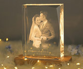 crystal trophy inner engraving crystal gift 2d/3d crystal gift clear crystal engraving trophy customized good quality