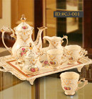 L-D luxurious European style high-end ceramic  coffee set tea set ID:#CJ-001