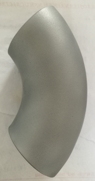 Polish surface of Titanium Gr2 Exhaust pipe OD63*1.2 and Exhaust Elbow