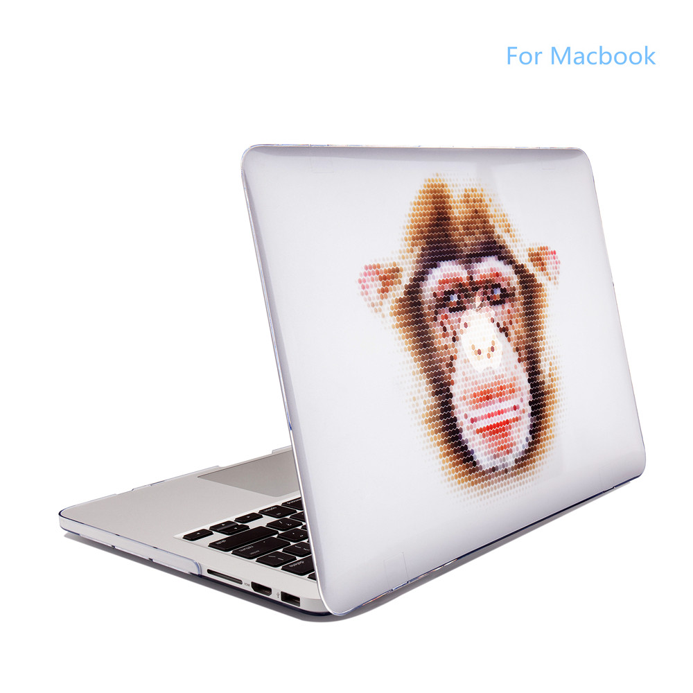 Cute Monkey Cartoon PC case for Macbook Air / Pro11 "12 Box Printer for MacBook Air / Pro case