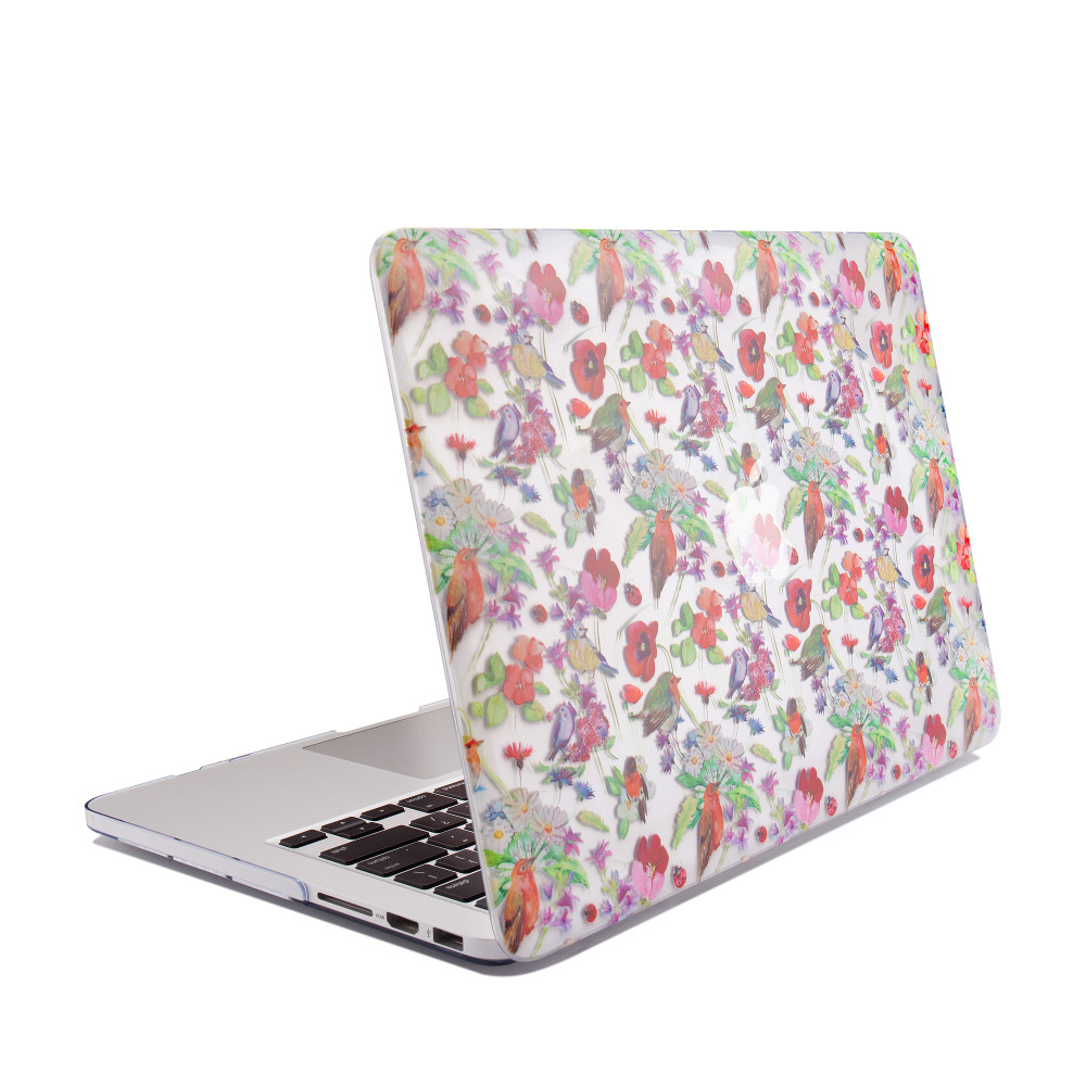 Print bird and flower pop style appearance,pc case for Macbook air/pro 11'12'13'15inch cases shell