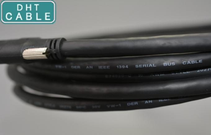 Industrial Camera High Speed IEEE 1394A Firewire Cable for Machine Vision System