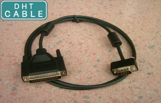 VGA RGB Monitor HD15M to 8 X BNC Custom Cable Assemblies Available in 1ft ( 0.3m ) Cable