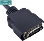 China Black HPCN 20Pin Male Plastic Assembly SCSI Cables Double-Shield with OEM / ODM distributor
