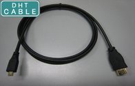 China High Definition HDMI A Type Male to D Type Male Custom Cable Assemblies for LCD monitor distributor