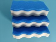Sandwich Sponge Cleaning Eraser Foam PU and high Density sponge with drums customize your shape and size