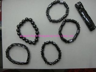 China magnetic hematite bracelet with elastic supplier