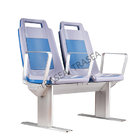 Plastic marine seats for passenger boats with aluminum frame