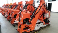 WM Series Backhoe with CE for Small Tractor, differ colour can be requested, have WM6600-7600-8600 for your choose