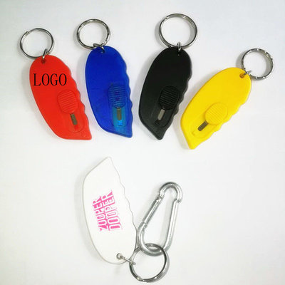 China Stainless Steel Payper Knife Mine Knife Keychain Logo Customized supplier