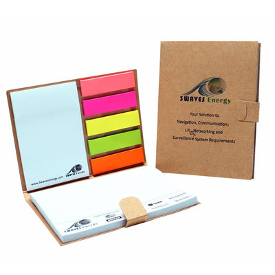 China Advertising Note Pad Book Colorful Sticky Note Logo Customized supplier