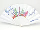 Colorful Promotional Folding Plastic Fan Advertising Fan Logo Customized supplier
